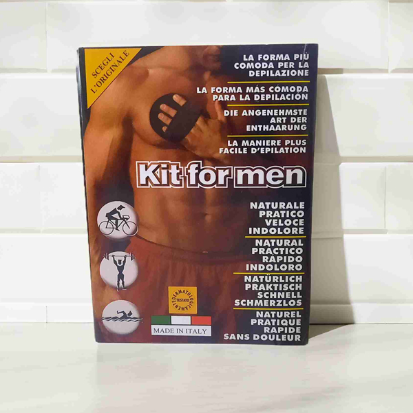Epilsoft Kit depilazione naturale e indolore per uomo